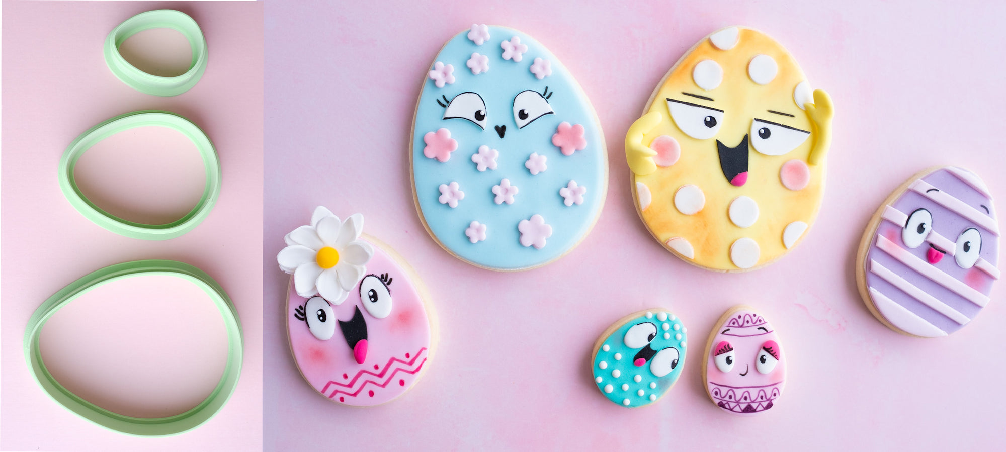 Funny Easter Eggs Set