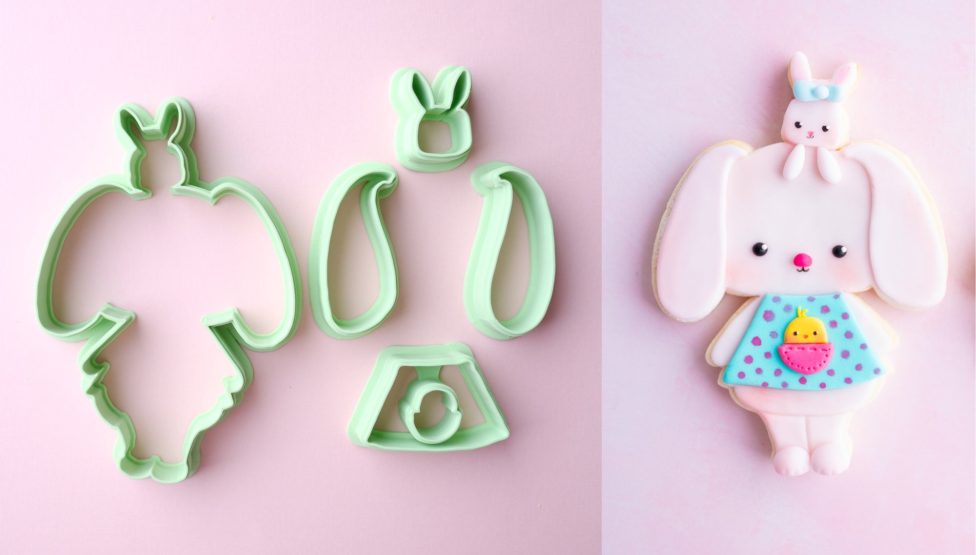 Puppy and Baby Bunny set
